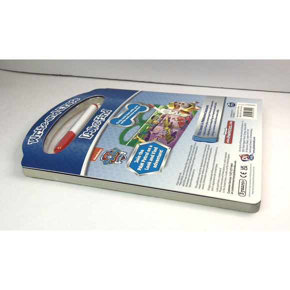 New Nickelodeon Paw Patrol - Write-And-Erase Look and Find [w/Marker] Board Book - Picture 6 of 7